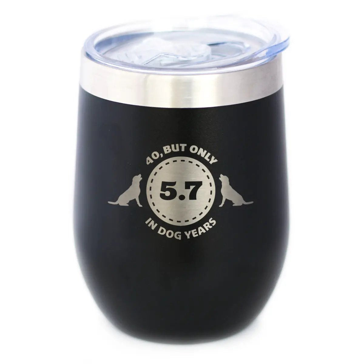 Insulated Wine Tumbler | 12 Oz Stainless Steel | Double Wall Vacuum | Slide Lid