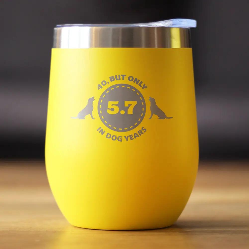 Insulated Wine Tumbler | 12 Oz Stainless Steel | Double Wall Vacuum | Slide Lid