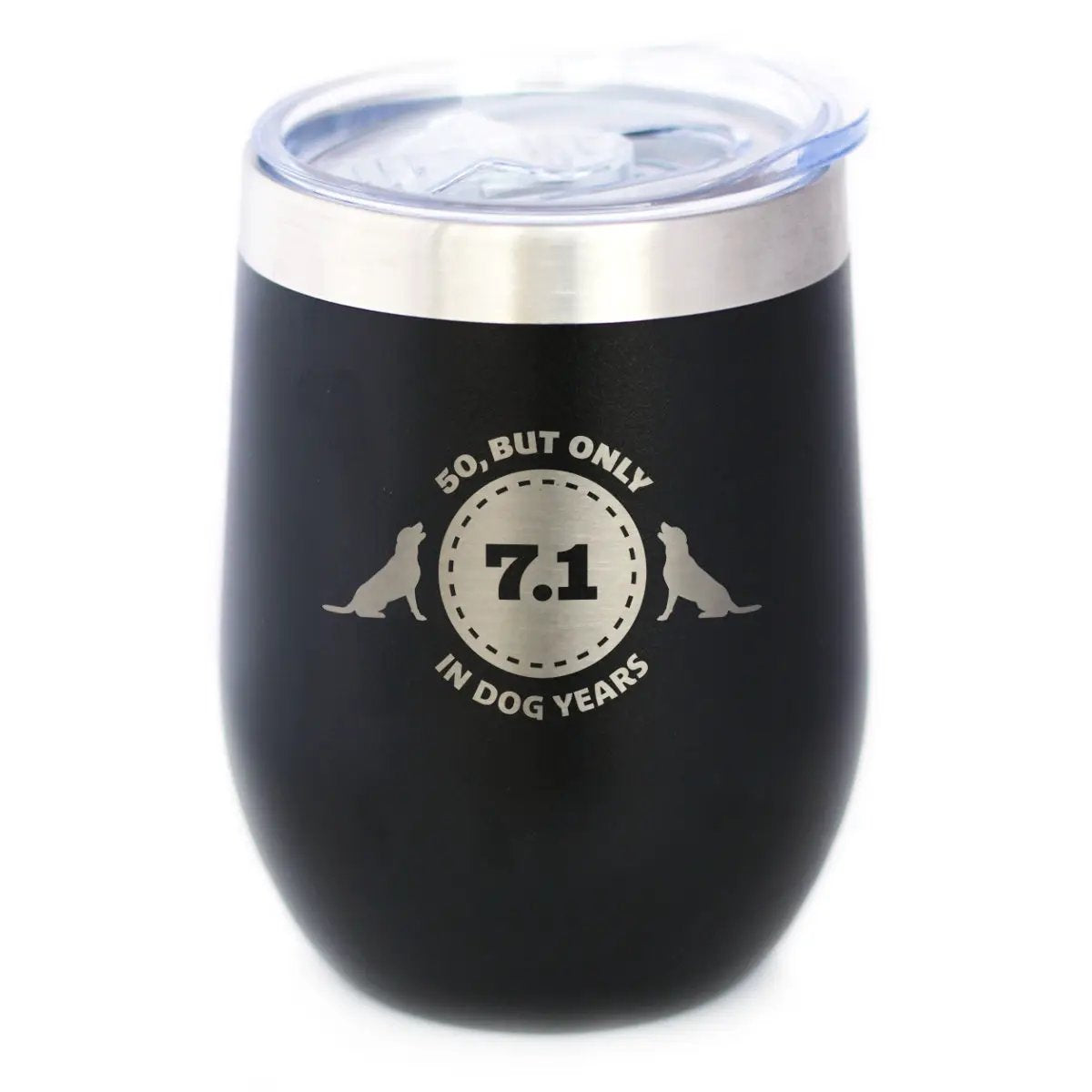 Stemless Wine Tumbler | Double Wall Insulated | Sliding Lid | 12 Oz