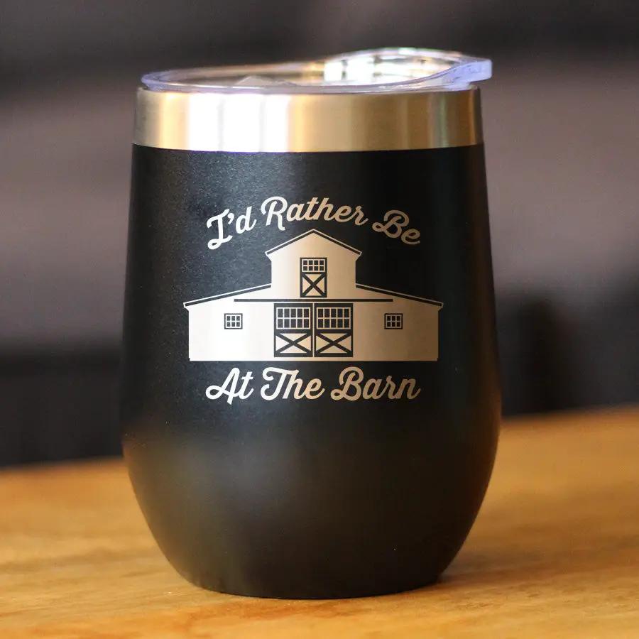 Insulated Wine Tumbler | 12 Oz | Double Wall Insulation | With Sliding Lid