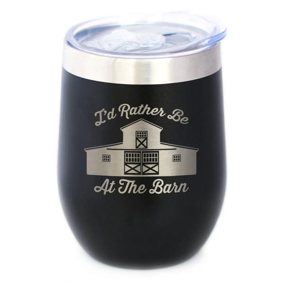Insulated Wine Tumbler | 12 Oz | Double Wall Insulation | With Sliding Lid