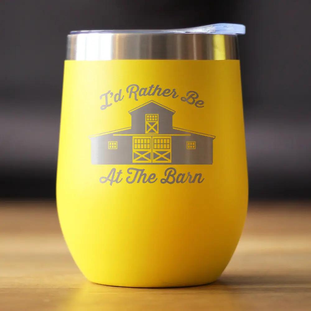 Insulated Wine Tumbler | 12 Oz | Double Wall Insulation | With Sliding Lid