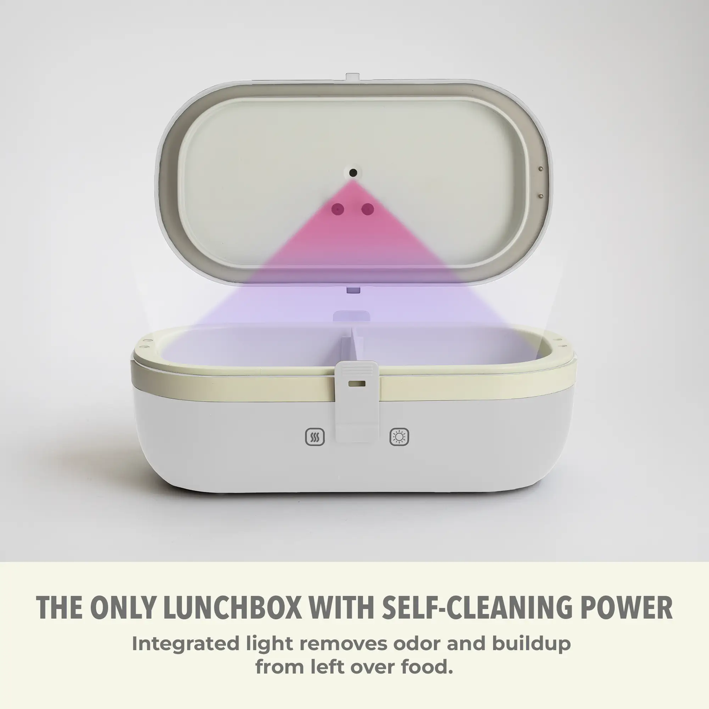 Self-Heating Lunch Box With USB-C Cord and UV LIGHT SANITIZER from PriceLows™