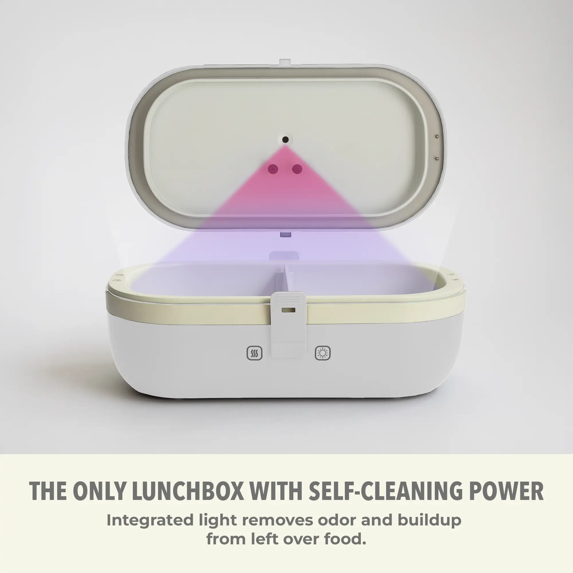 Self-Heating Lunch Box With USB-C Cord and UV LIGHT SANITIZER from PriceLows™