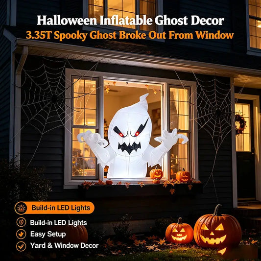 Inflatable Ghost | 3.3 Ft Built-In LED | PriceLows™