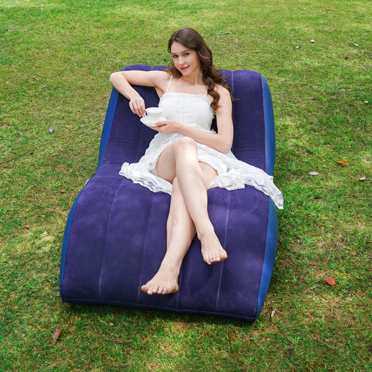 Inflatable Lounge Chair | Plastic Frame | PriceLows™