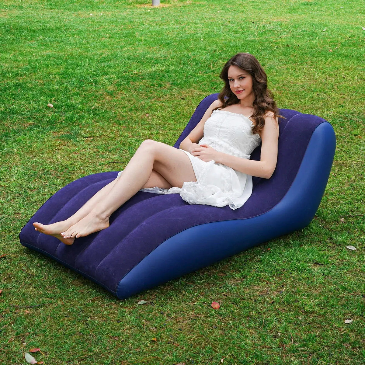 Inflatable Lounge Chair | Plastic Frame | PriceLows™