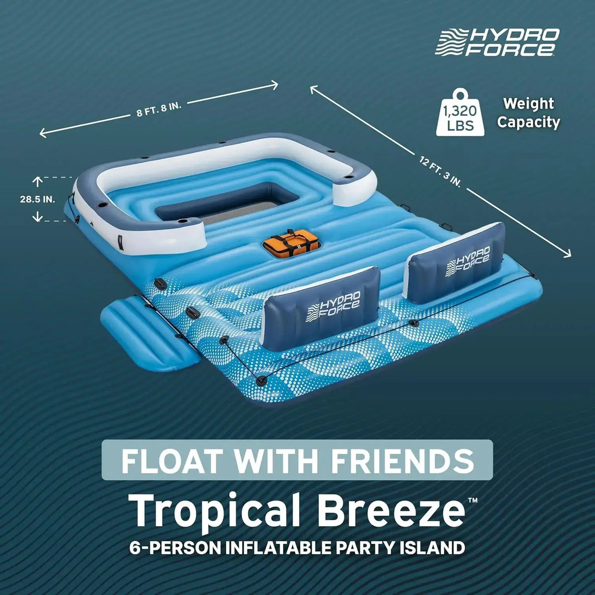 Inflatable Lounger | 6 Person Capacity | PriceLows