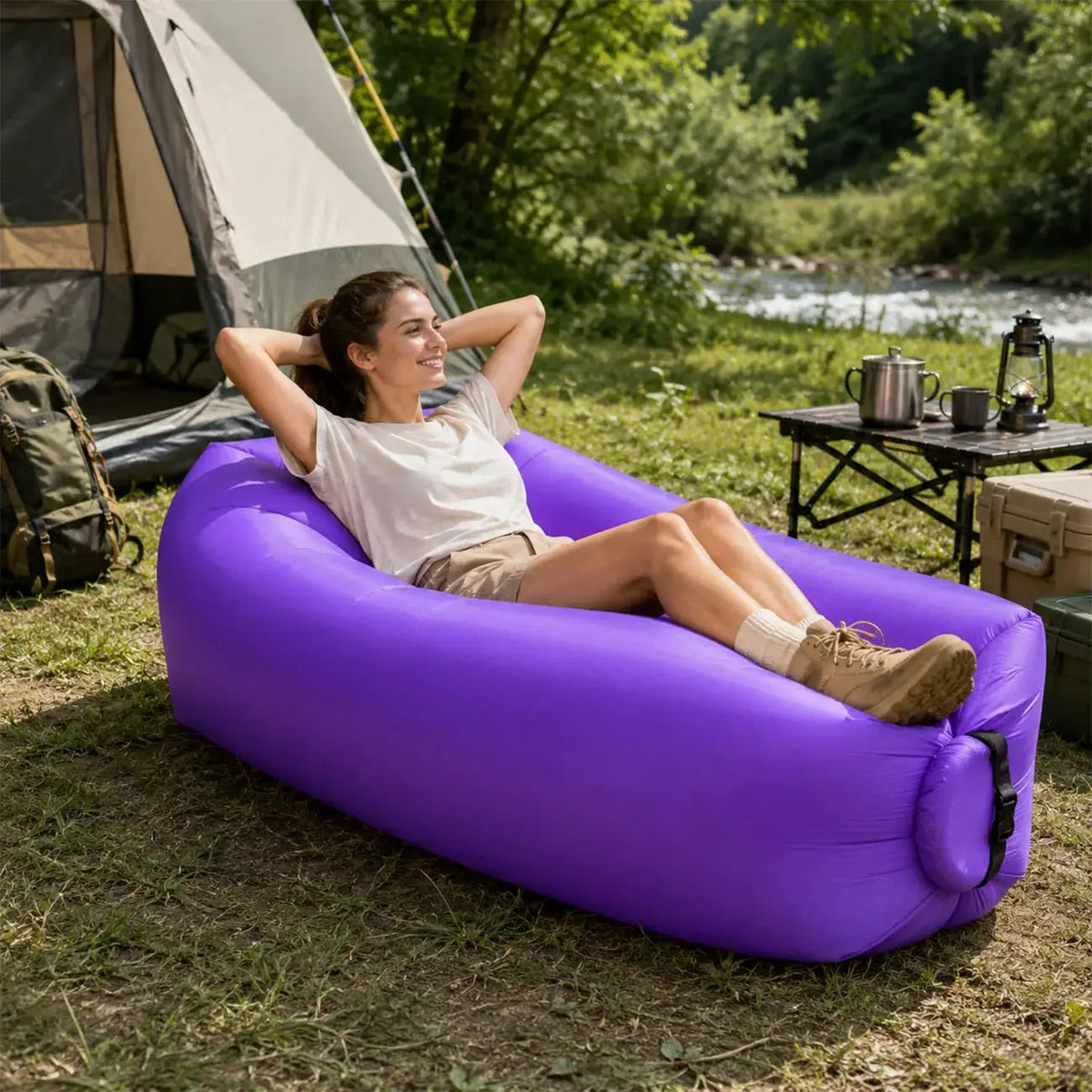 Inflatable Lounger | Lightweight Folding | PriceLows™