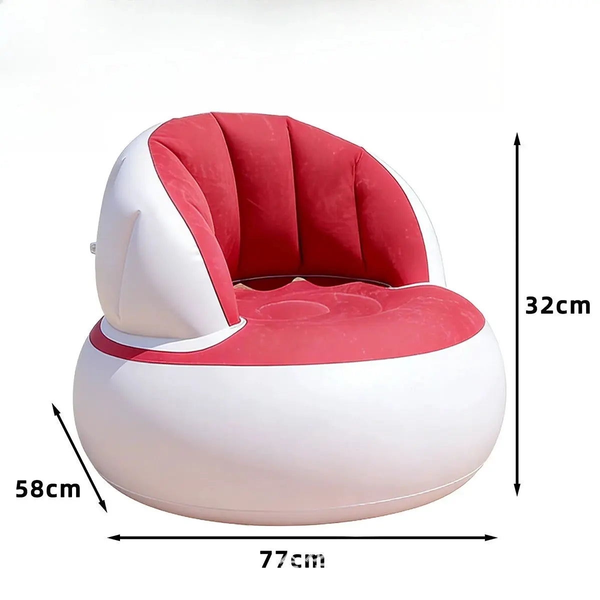 Inflatable Double Sofa, Flocking Inflatable Sofa, Double Inflatable Lazy Sofa Outdoor Sofa Foldable Outdoor Sofa from PriceLows™