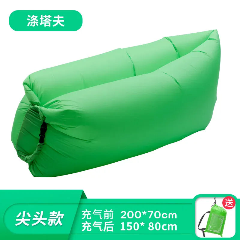 Inflatable Sofa Portable Folding Waterproof Lazy Air Bed Outdoor Couch for Camping Beach Travel Home Daily Leisure Use from PriceLows™