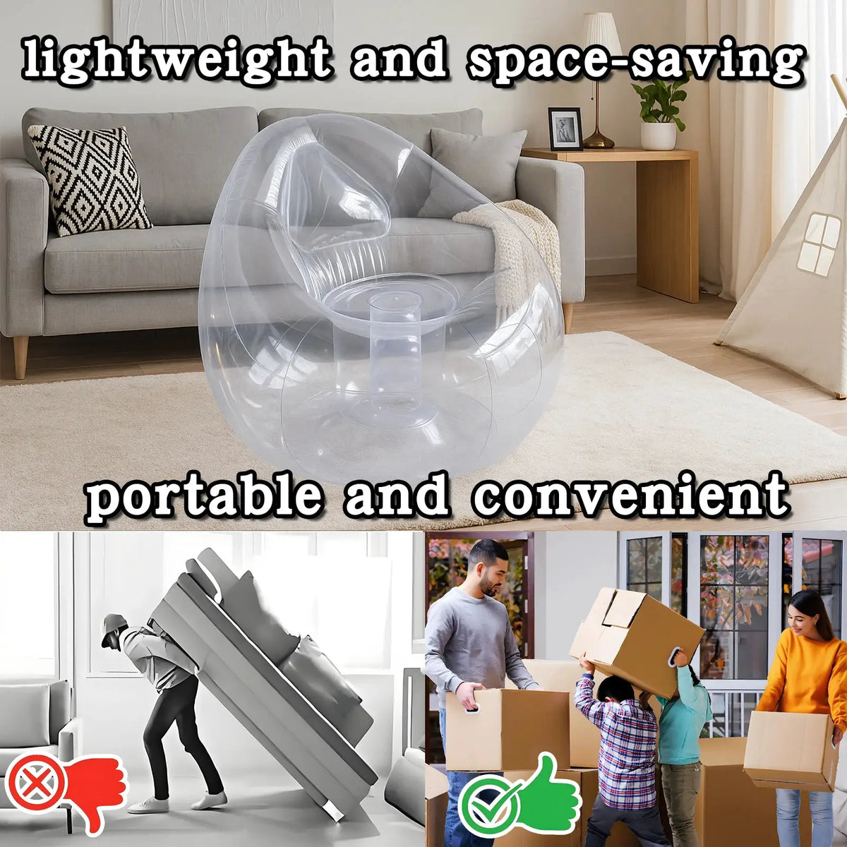 Inflatable Sofa | Single Seat | PriceLows™