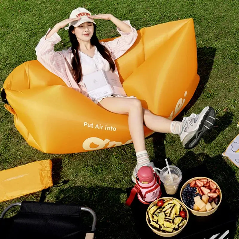 Inflatable Sofa | Waterproof Portable | PriceLows™