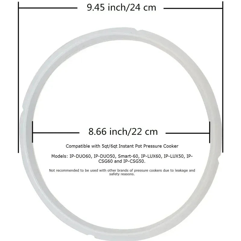 Instant Pot Sealing Ring 8.7in ID 9.5in OD | PriceLows™