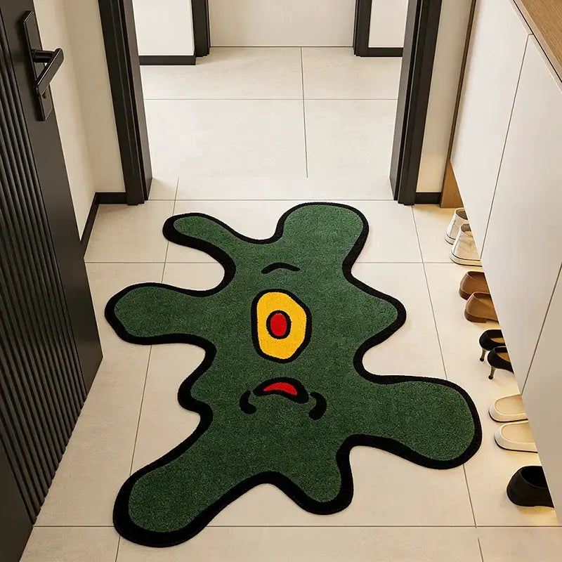 Irregular Area Rug | Washable Fleece | PriceLows™