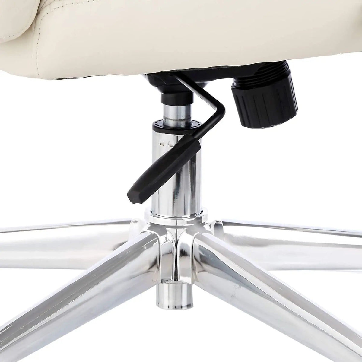 Ivory Executive Desk Chair With Oversized Cushion 275Lb from PriceLows™