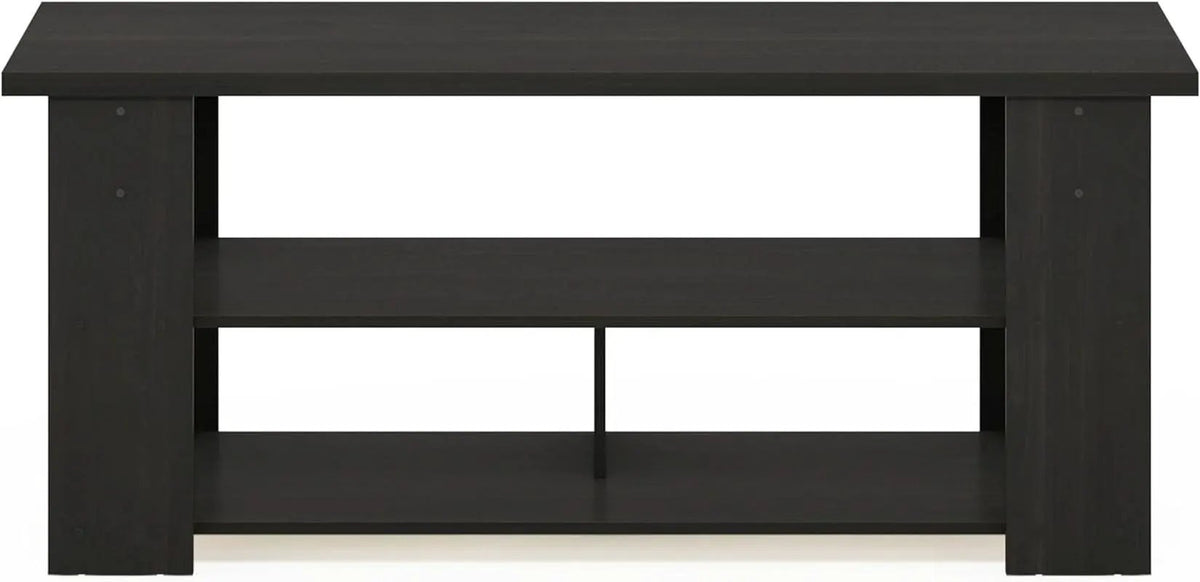 Jaya Espresso TV Stand For 50 Inch Screens Open Shelves from PriceLows™