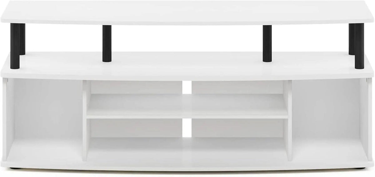 Jaya Large Entertainment Center For 55 Inch TV White And Black from PriceLows™