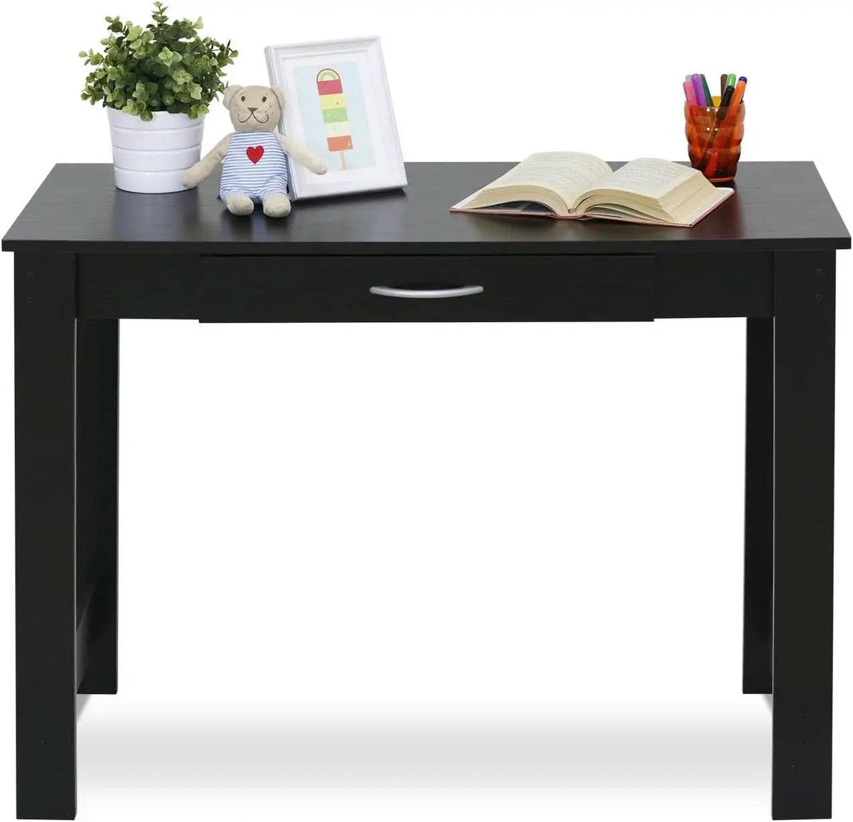 Jaya Writing Desk Large Blackwood With Drawer Home Office Desk from PriceLows™