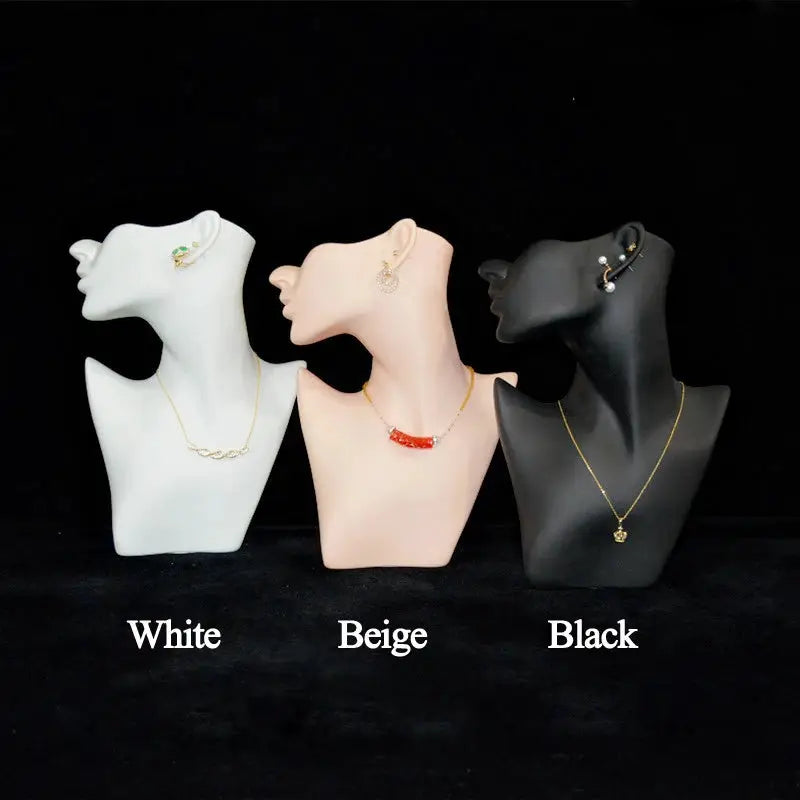 Jewelry Mannequin Bust | Integrated Earring Rack | PriceLows™