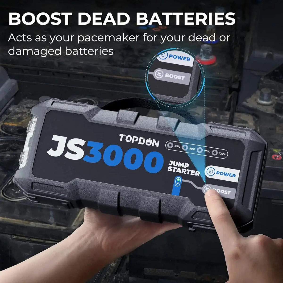 Jump Starter Power Bank | 3000A Fast Charge | PriceLows™