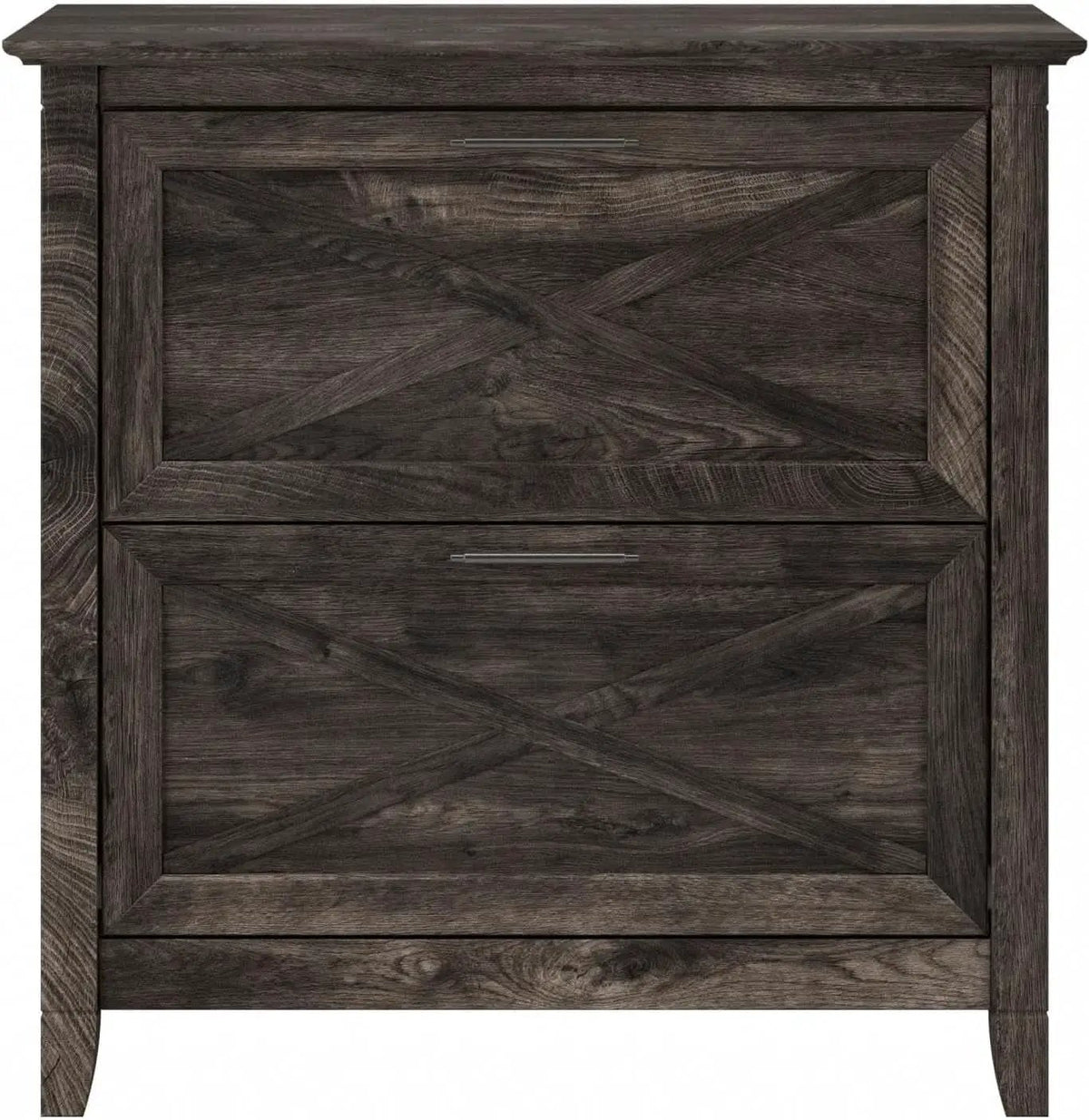Key West 2 Drawer Lateral File Cabinet Dark Gray Hickory from PriceLows™