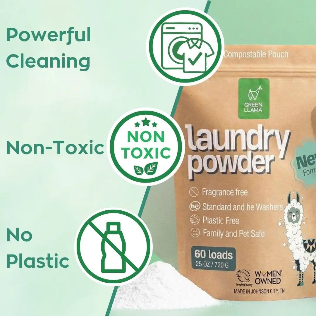 NEW - EWG Verified™ Max Strength Fragrance-Free Laundry Powder (60 Loads) | Fragrance Free Laundry Detergent | Home Use | Home
