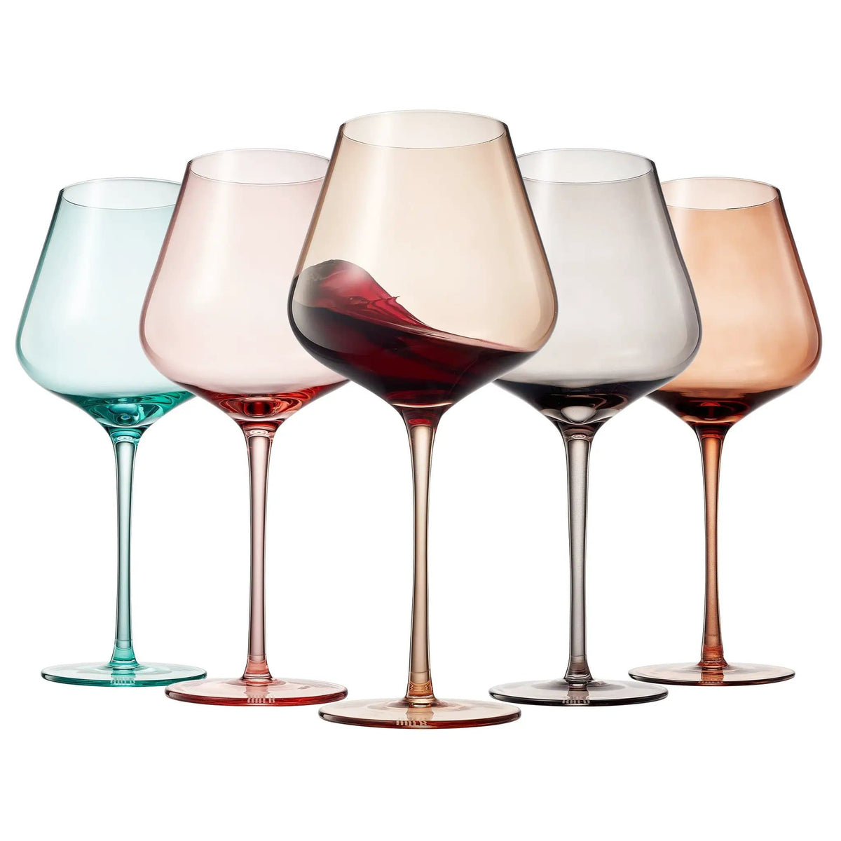 Stagioni Stemmed Wine Glassware, Dubai | 20 oz | Set of 5 | Entertaining