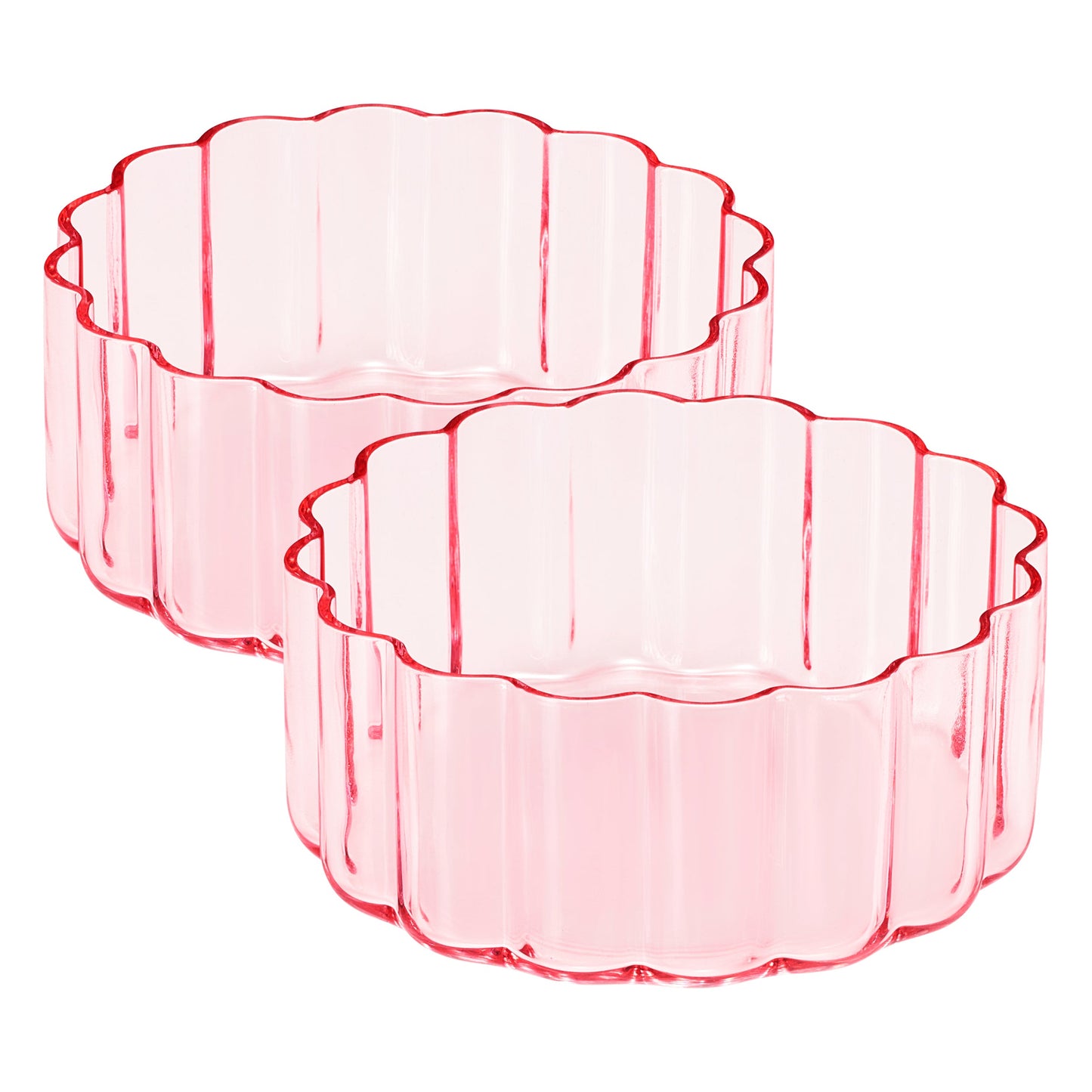 Flower Bowl Glassware, Set of 2 from PriceLows™