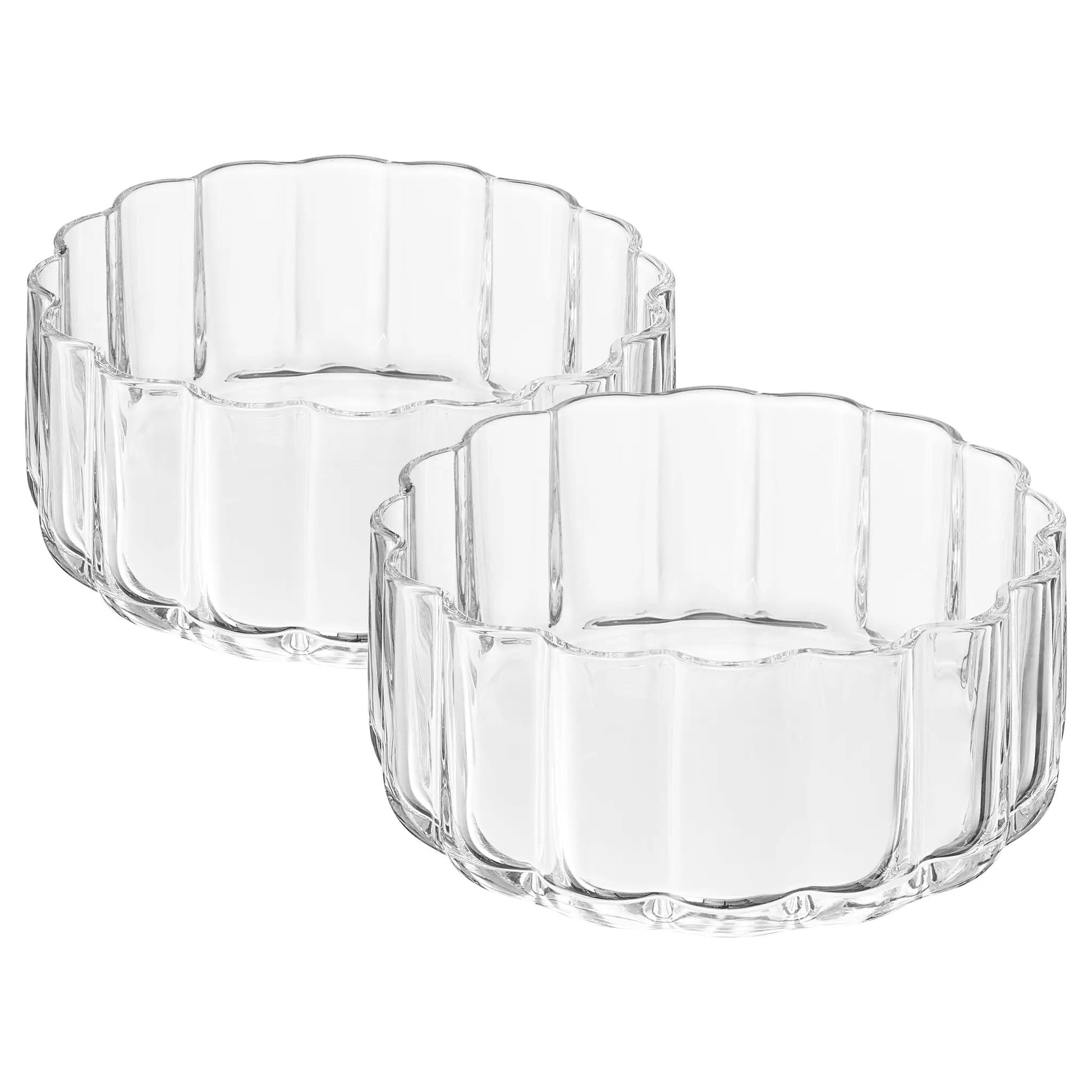 Flower Bowl Glassware, Set of 2 from PriceLows™