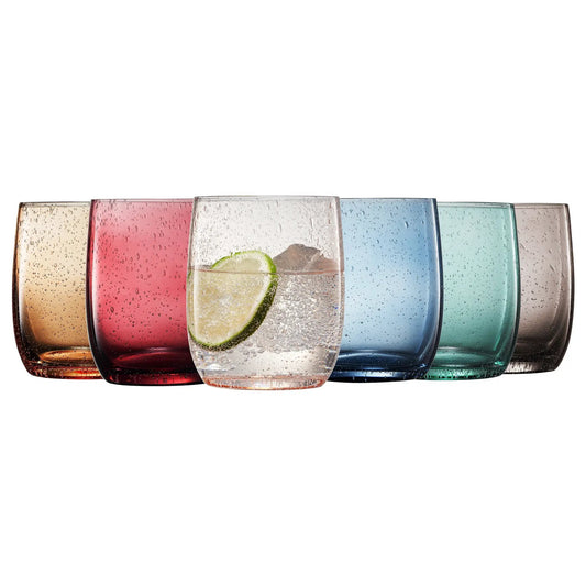 Tonal Recycled Mexican Lowball Tumbler Glassware, Set of 6 from PriceLows™