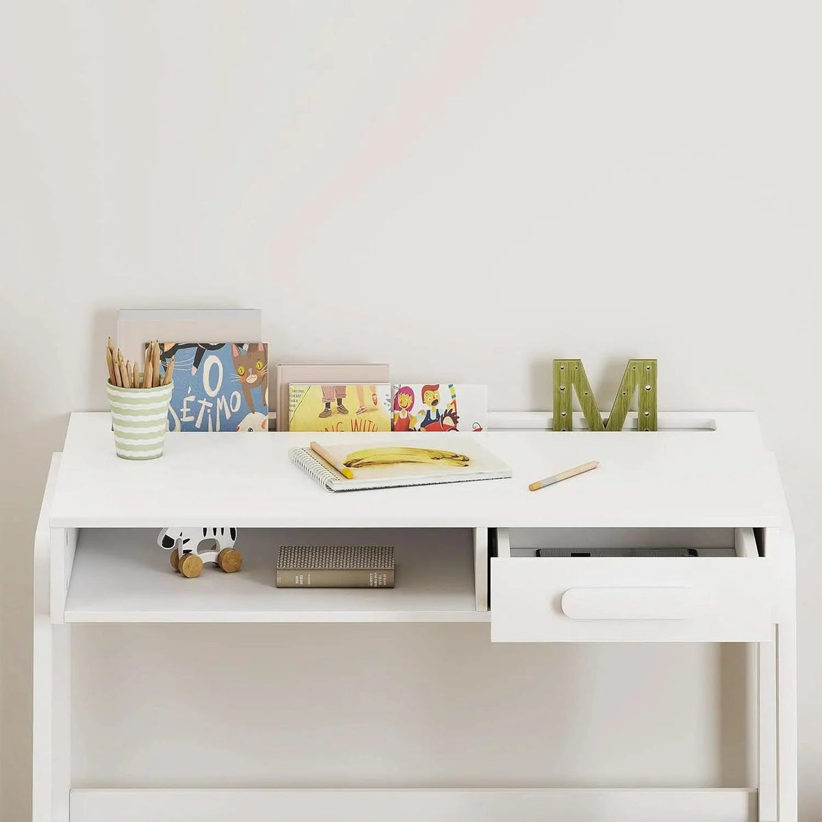 Kids Desk and Chair Set With Storage Drawers for Study from PriceLows™