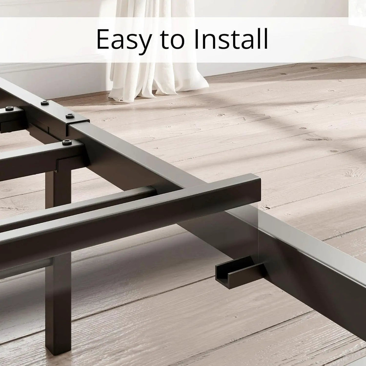 King Size Bed Frame With Storage Headboard And USB Charging Ports from PriceLows™