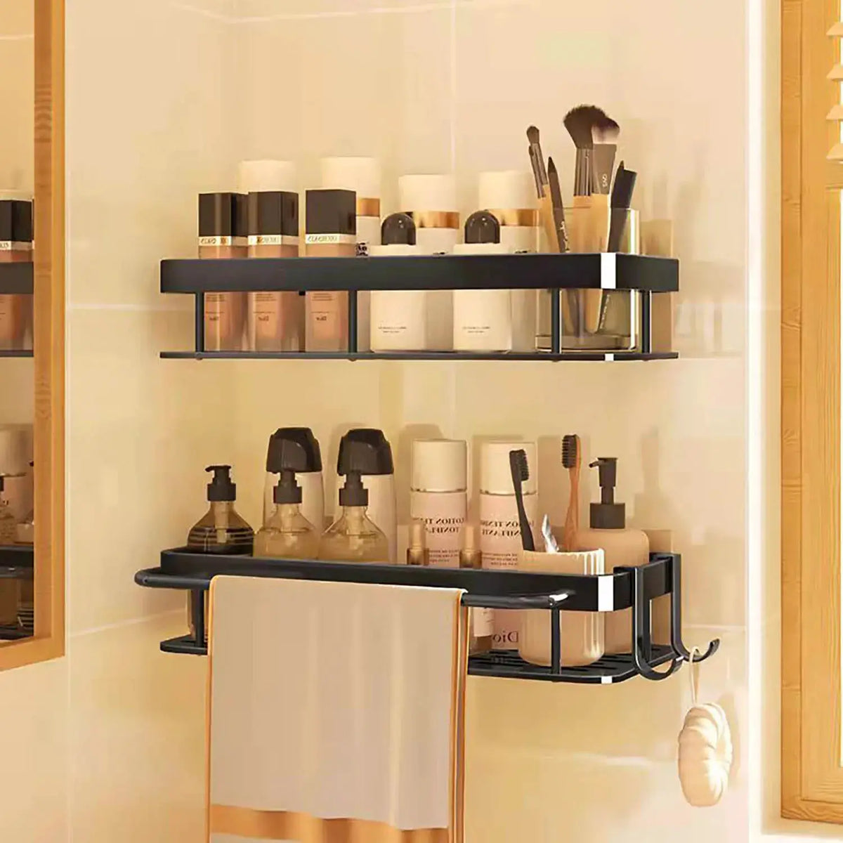 Non perforated kitchen storage rack cloth drain rack, sink dishwashing cloth sponge storage basket bathroom storage rack from PriceLows™