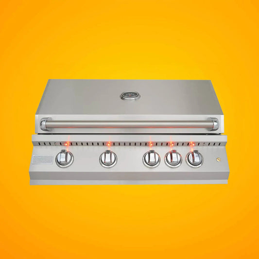 KoKoMo 32-Inch Premium 72K BTU Professional 4-Burner Built-In Gas Grill | 32 Inch | 4-Burner | Outdoor Grill