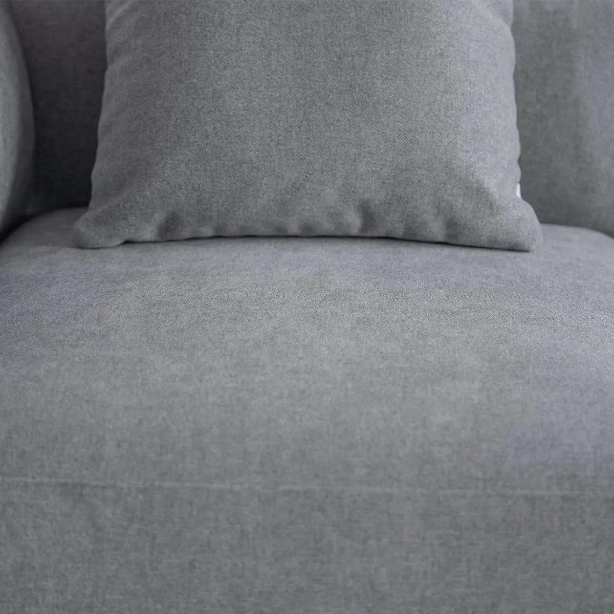 L Shaped Sectional Sofa Convertible In Linen Grey Modern from PriceLows™