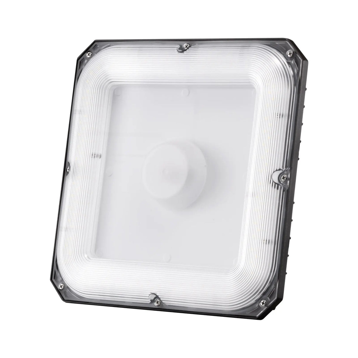 4 Pack LED Canopy Lights, 80W, 8800LM 5000K Daylight Commercial Industrial Outdoor Canopy Lights, 10.08"x10.08" Surface Mount from PriceLows™