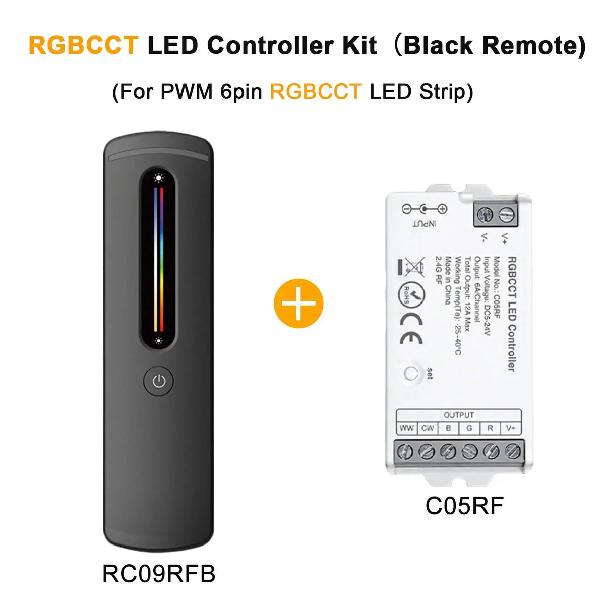 2.4GHz LED Controller RF Remote Wireless LED Dimmer C01RF C02RF C03RF C04RF C05RF DIM CCT RGB RGBW COB 2835 LED Strip Lighting from PriceLows™