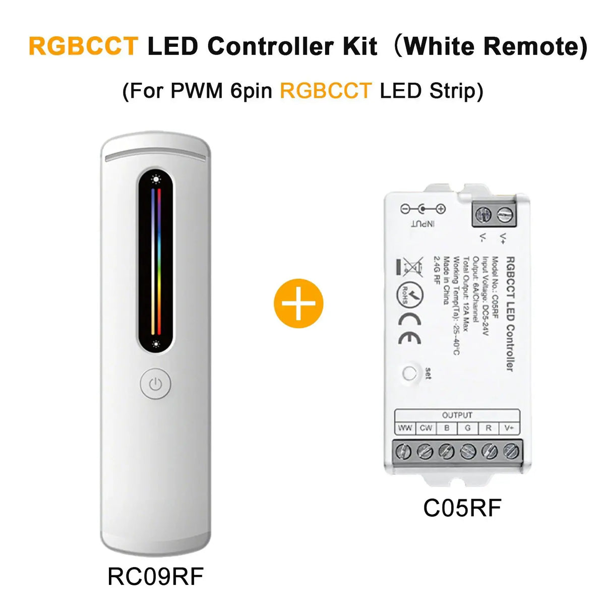 2.4GHz LED Controller RF Remote Wireless LED Dimmer C01RF C02RF C03RF C04RF C05RF DIM CCT RGB RGBW COB 2835 LED Strip Lighting from PriceLows™