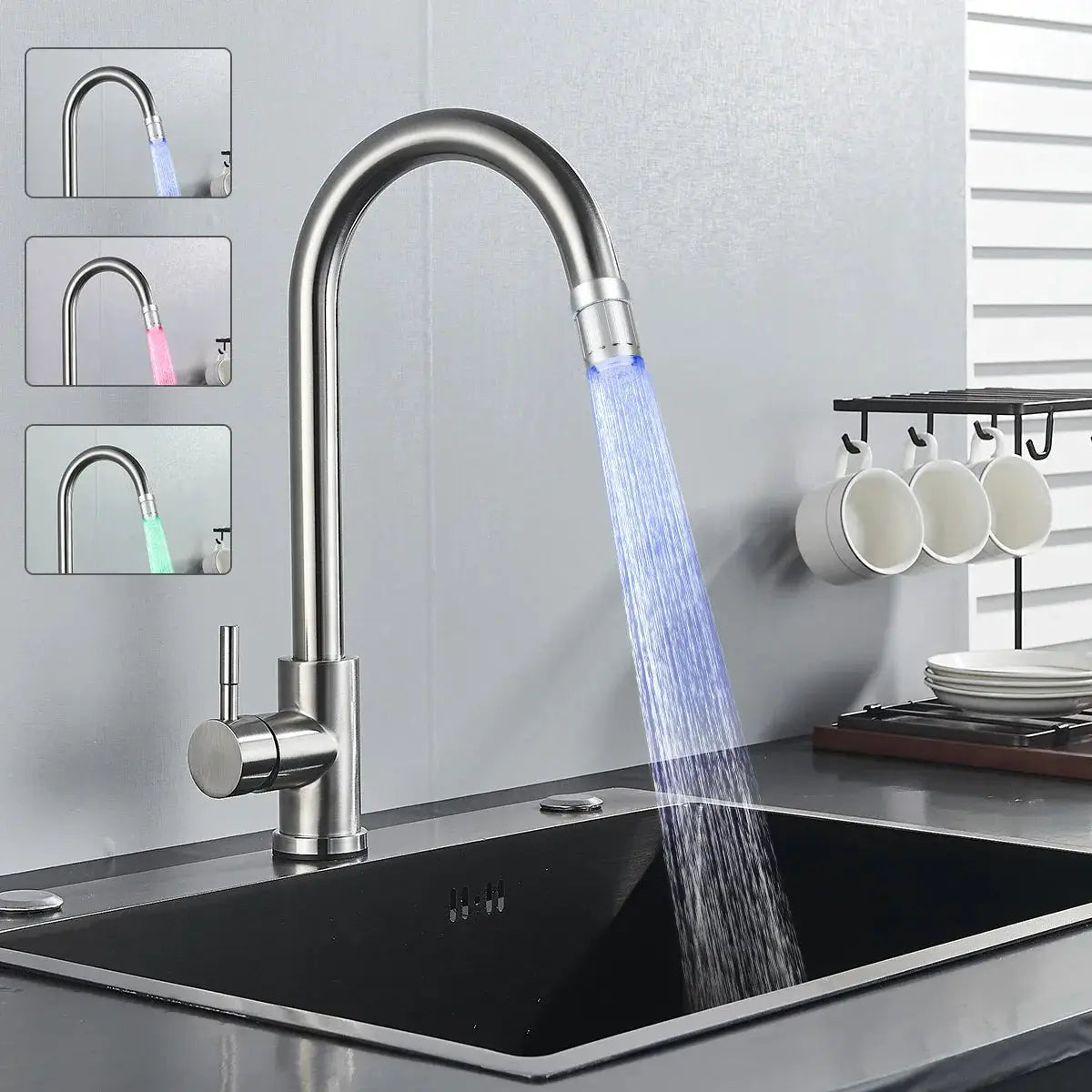 LED Faucet Aerator | Temperature Sensitive | 7 Color Change | Universal Fit from PriceLows™