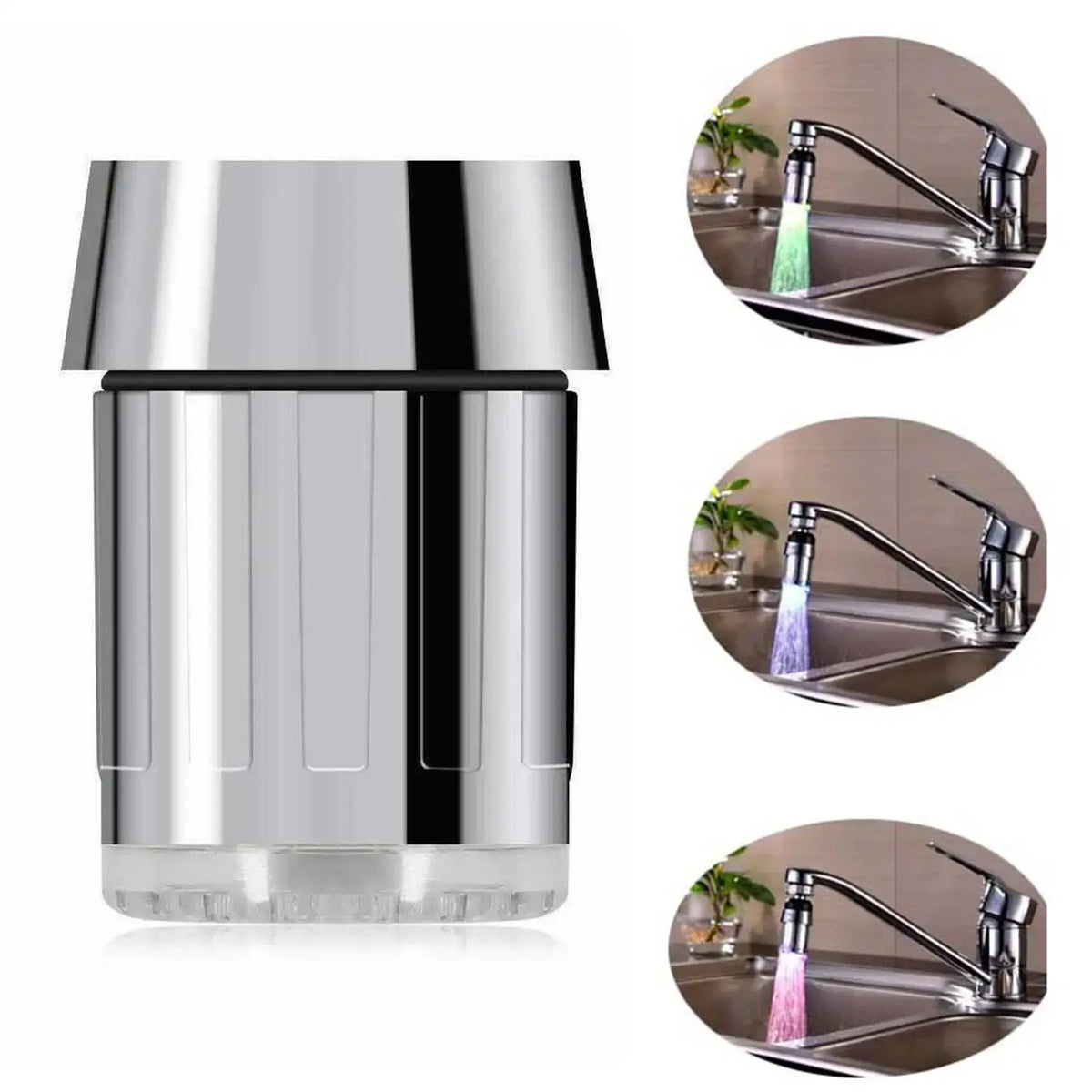 1/3/5PCS LED Light 7 Color Change Faucet For Kitchen Bathroom Glow Water Saving Faucet Aerator Tap Nozzle Shower Accessories from PriceLows™