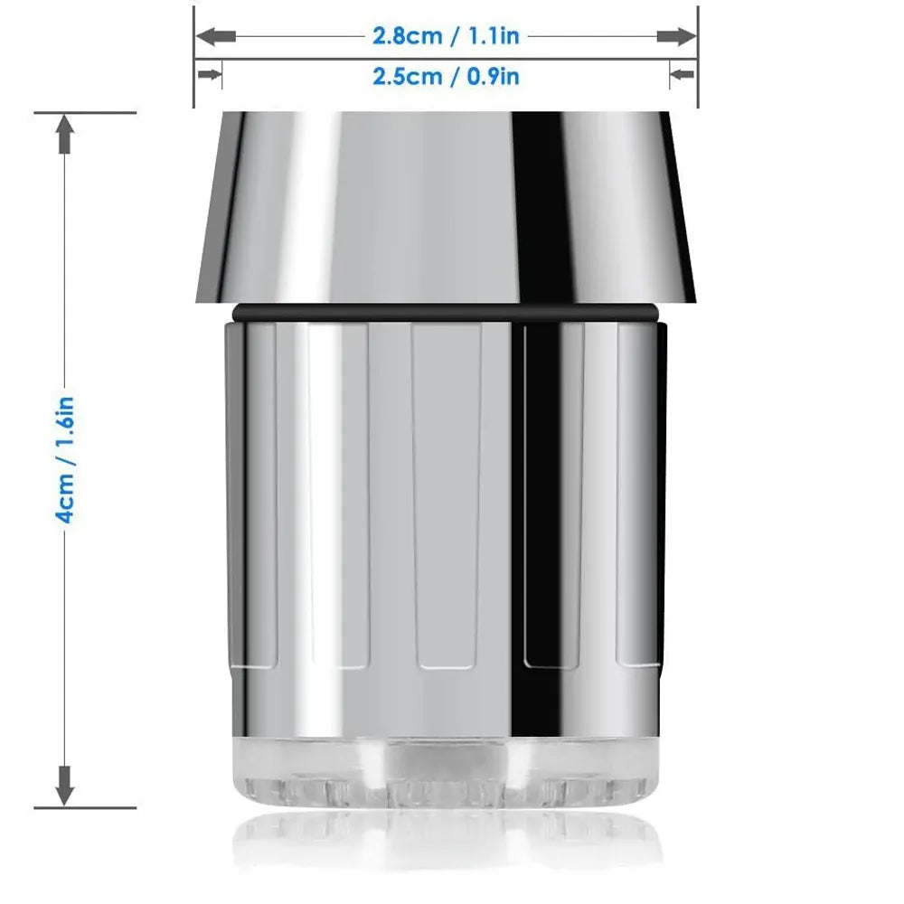 7-Color Change Automatically LED Faucet Head Glow Water Saving Stream Light Faucet Aerator Tap Nozzle for Kitchen Bathroom from PriceLows™