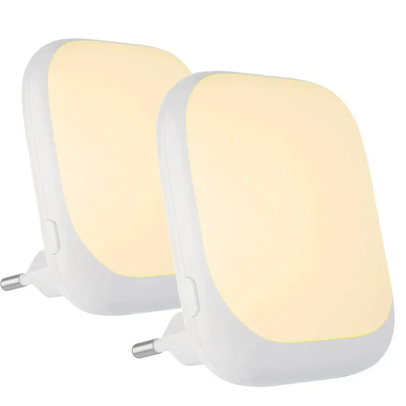 LED Nightlight 3 Brightness Adjustable With Dusk To Dawn Motion Sensor Dimmable Plug In Night Light For Bedroom Bathroom Kitchen from PriceLows™