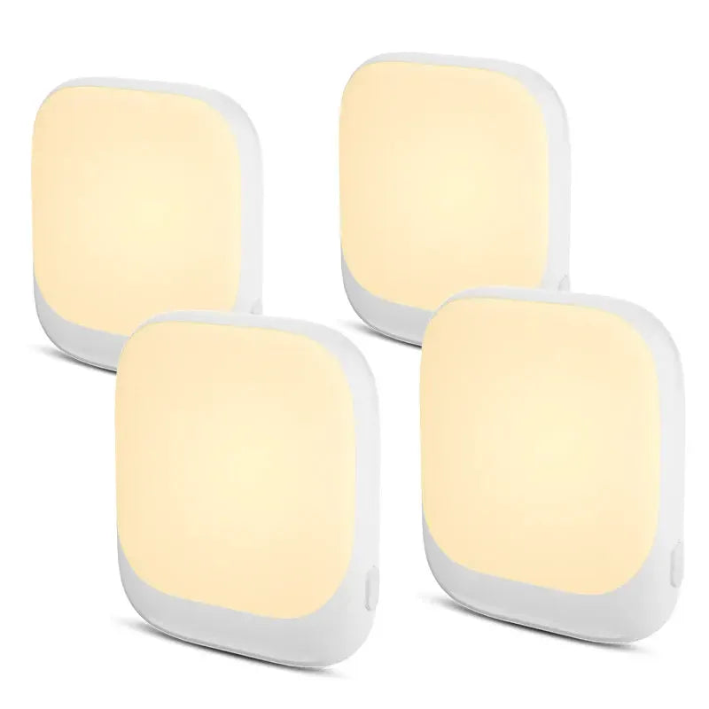 LED Nightlight 3 Brightness Adjustable With Dusk To Dawn Motion Sensor Dimmable Plug In Night Light For Bedroom Bathroom Kitchen from PriceLows™