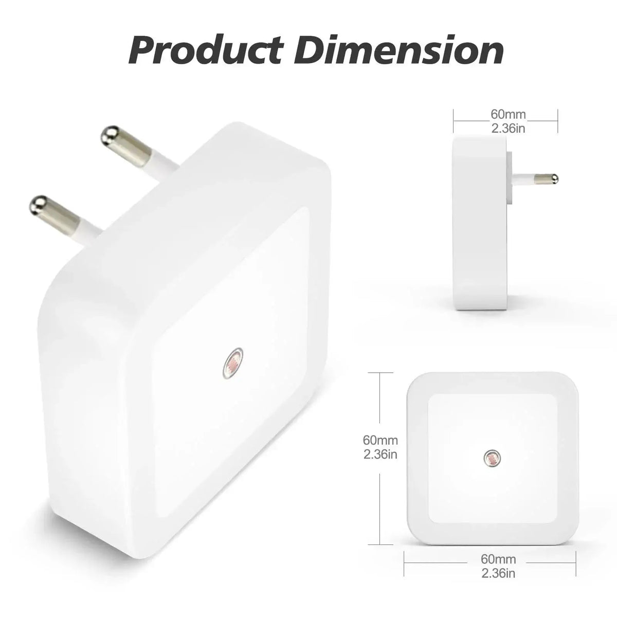 LED Night Light | Plug-In Wall | Dark Sensor Auto | 1-8 Pack from PriceLows™