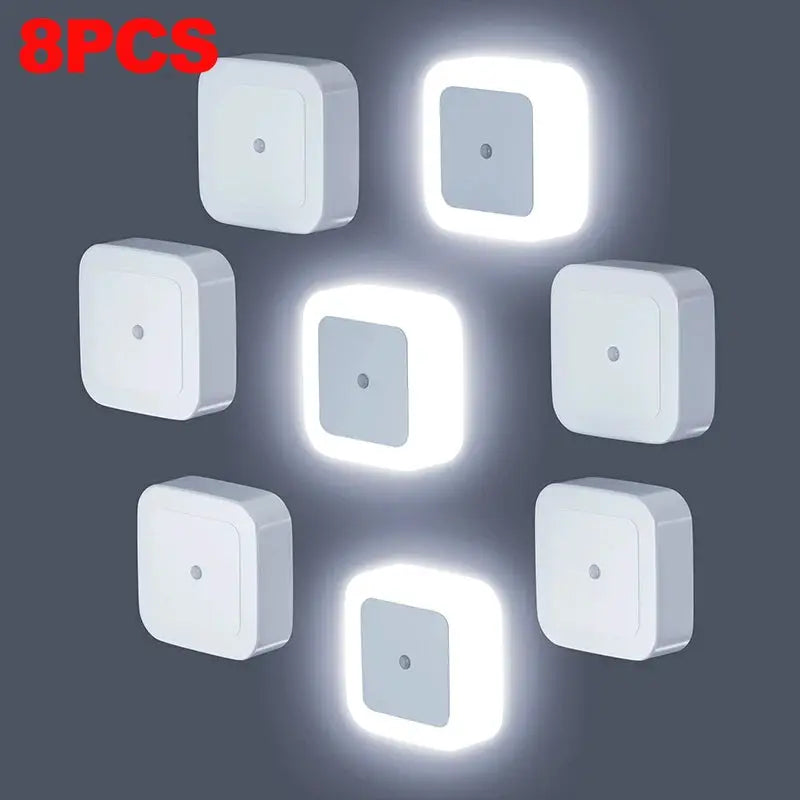 LED Night Light | Plug-In Wall | Dark Sensor Auto | 1-8 Pack from PriceLows™