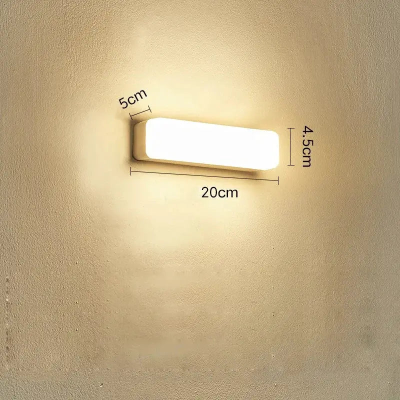 Modern LED Wall Lamp 40/20cm 18W 13W Mirror Light Bathroom Toilet Lamps White Long Strip Fixture Home Decor Led Lighting AC 220V from PriceLows™