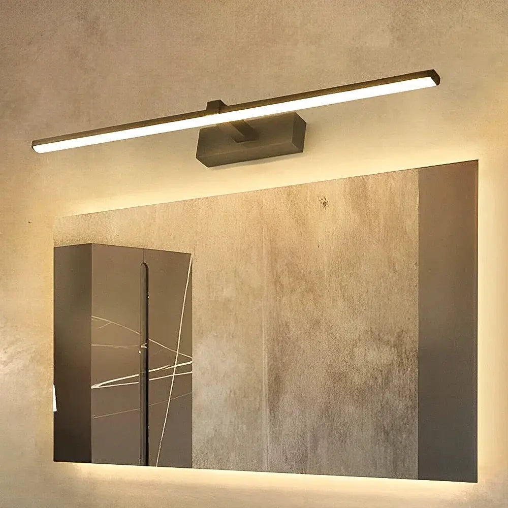 Modern LED Wall Light Bathroom Hardwares Wall Lamp Three Colors Lights Aluminum Led Bathroom Bath Mirror Line Lamp Make Up light from PriceLows™