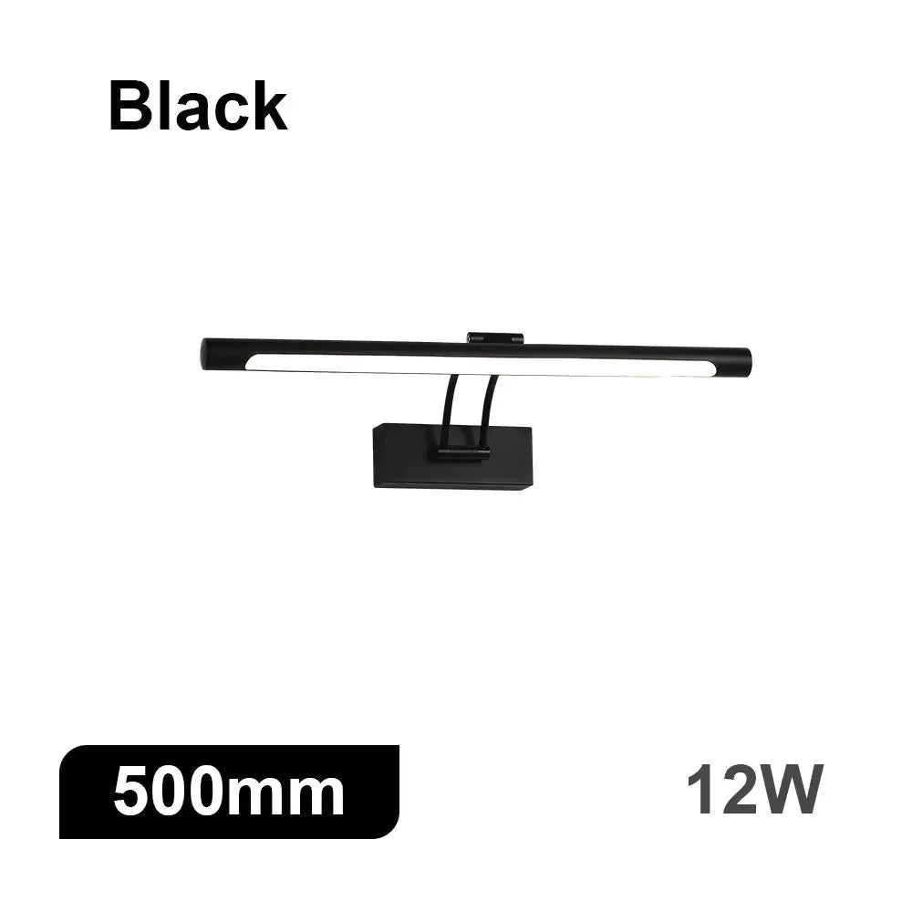 Modern Interior Wall Lamp 80 100cm Led Apply wall light Black Silver Bathroom Lighting Wall Mounted Picture Light Wall Sconce from PriceLows™