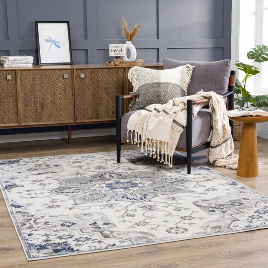 Calum Blue & Gray Area Rug from PriceLows™